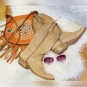 Amazing, ABILENE suede cowboy boots!!